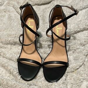 Lulus Black 3-inch High Heels